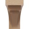 Ekena Millwork 4"W x 12"D x 8"H Classic Rockford Rough Cedar Woodgrain TimberThane Corbel, Primed Tan CORUR04X12X08ROCRCPR - alternate 3